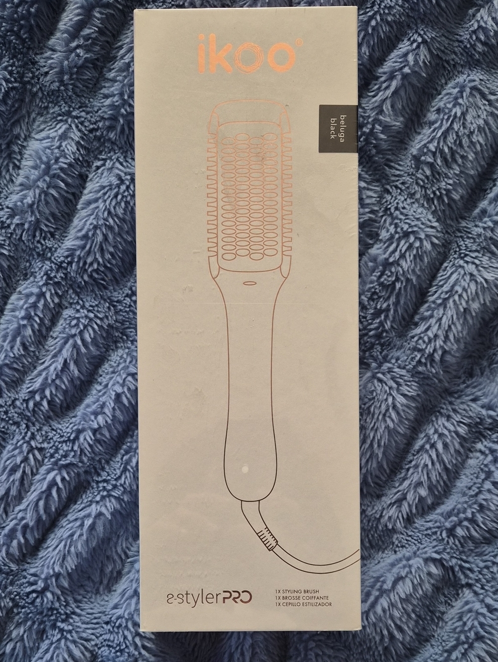 IKOO e-styler PRO Heated Styling Brush — Black